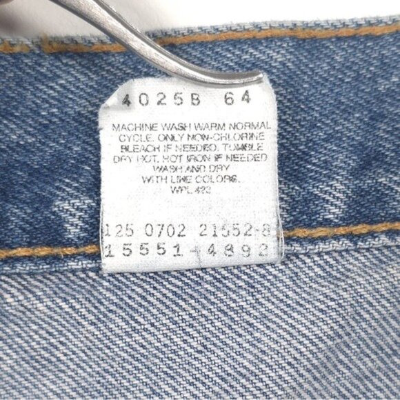 LEVI’S VINTAGE 550 RELAXED FIT TAPERED LEG Size 12 MIS L Women’s 100% Cotton - Picture 12 of 12